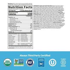 Raw Organic Meal Shake & Meal Replacement Chocolate 19.01oz (539g) Powder