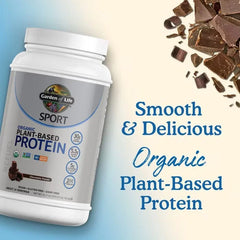 SPORT Organic Plant-Based Protein Chocolate 29.6oz (840g) Powder