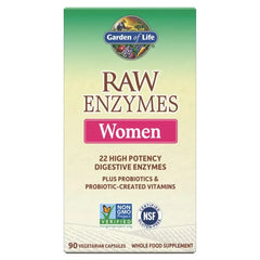 RAW Enzymes Women Digestive Health 90 Capsules