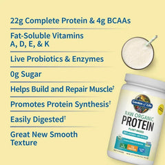 Raw Organic Protein Powder - Unflavored