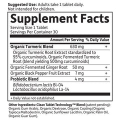 Organics Maximum Strength Turmeric 30 Tablets