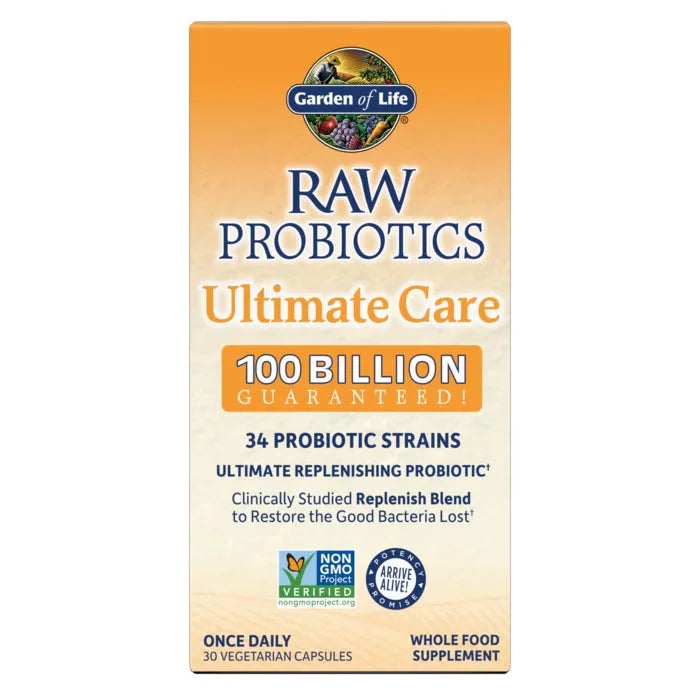Raw Probiotics Ultimate Care Cooler 30 Capsules