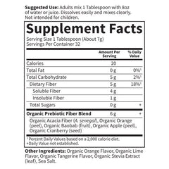 Dr. Formulated Organic Fiber Citrus 7.9oz (223g) Powder