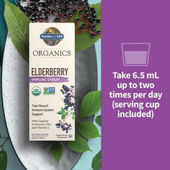 Organics Elderberry Immune Syrup† Liquid