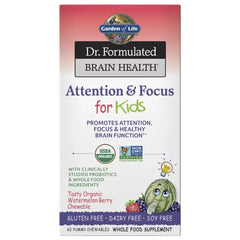 Dr. Formulated Attention & Focus For Kids Watermelon Berry 60 Chewables