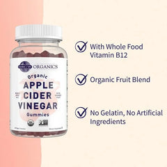 Organics Apple Cider Vinegar Original 60 Gummies