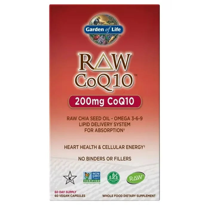 Raw CoQ10 - 60 Capsules