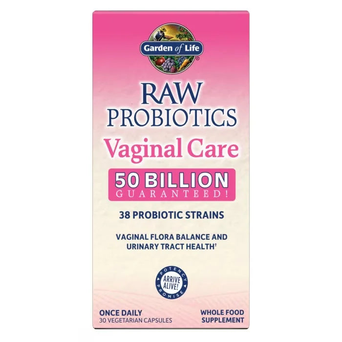 Raw Probiotics Vaginal Care Cooler 30 Capsules