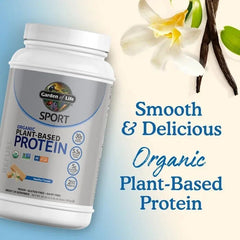 SPORT Organic Plant-Based Protein Powder - Vanilla