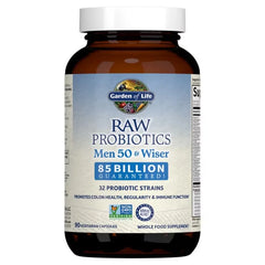 Raw Probiotics Men Cooler 50 & Wiser 90 Capsules