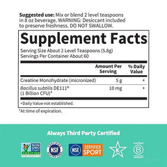 Sport Creatine Plus Probiotics Powder